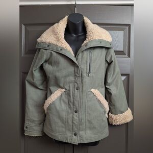 Marmot “Rangeview” Women's Green Sherpa-Lined Jacket